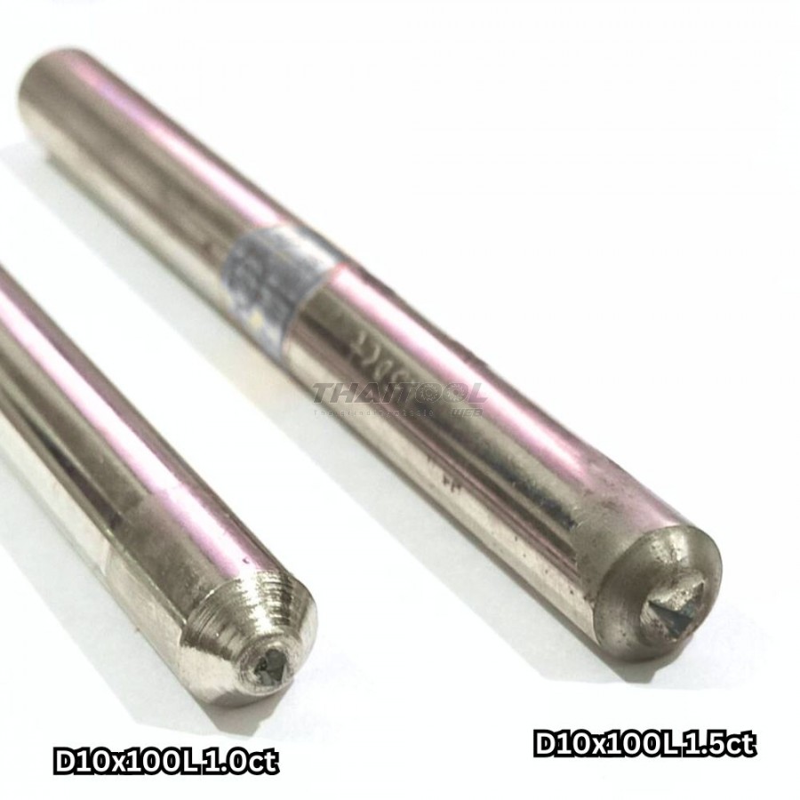 เพชรแต่งหิน แบบหัวดินสอ D10x100L เพชร 1.0 - 1.5 ct